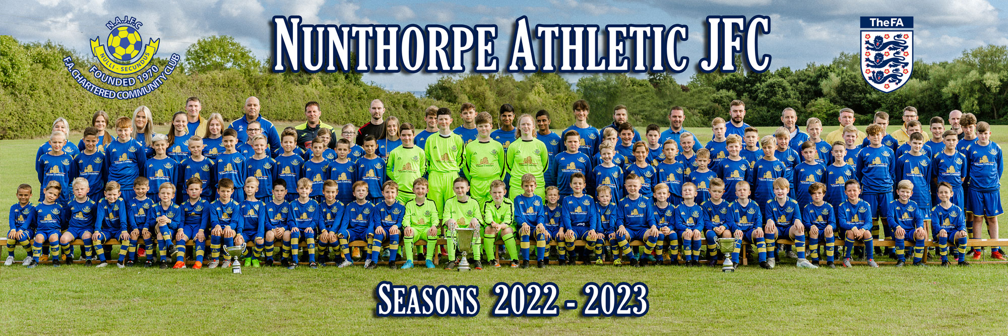 club photo of nunthrope athletic junior football club